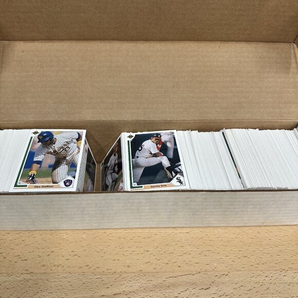 1991 Upper Deck Baseball Complete Set 1-800 - Picture 1 of 1